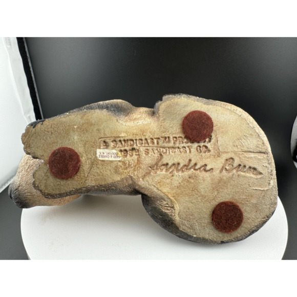 Vintage 1982 Sandcast Siamese Cat Figurine by Sandra Brue - Picture 10 of 10